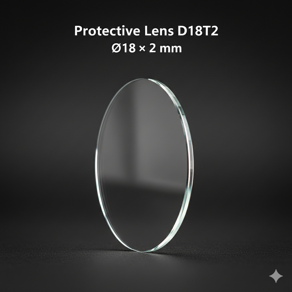 18x2mm protective laser lens for SUP 21T 23T welding gun - 5 pieces pack