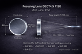 Focusing Lens D20T4.5 F150 for SUP 20S/20T/21T/23S/23T/33T Laser Welding Gun